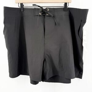 La Blanca Swim Shorts Size 3X NWT Black Plus Curvy All Around Resort Travel